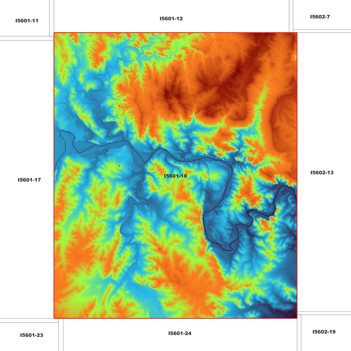 Leconfield 1m Digital Elevation Model (I5601-18)