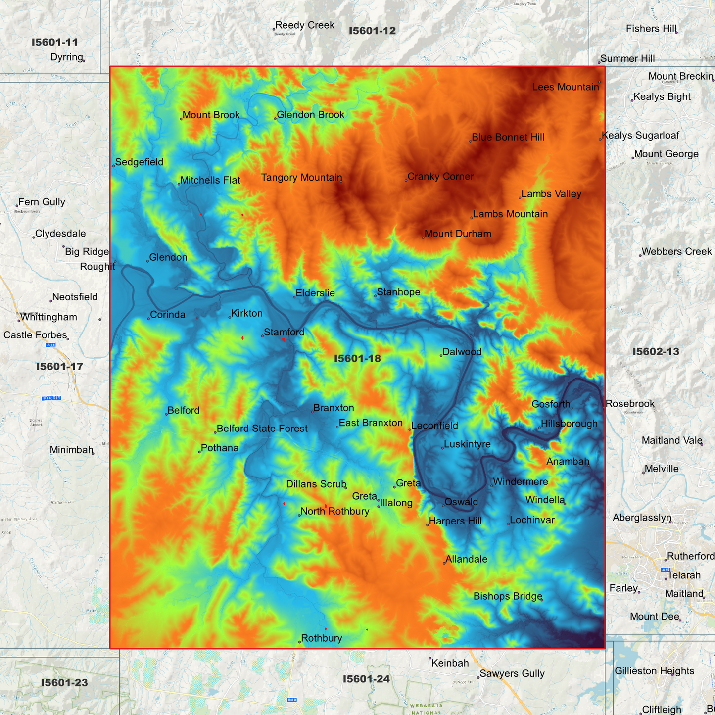 Leconfield 1m Digital Elevation Model (I5601-18)