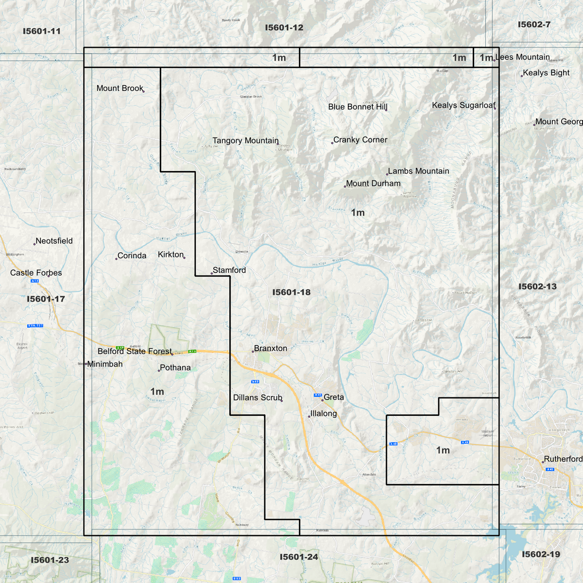 Leconfield 1m Digital Elevation Models (I5601-18)