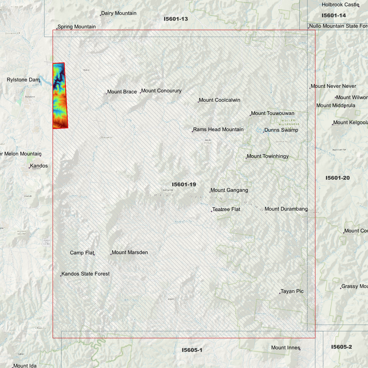 Mount Marsden 1m & 2m Digital Elevation Models (I5601-19)