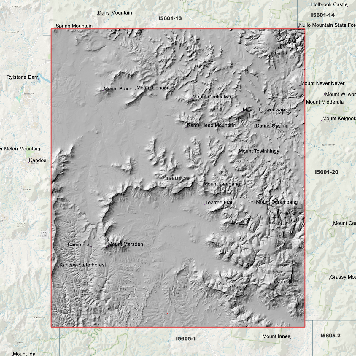 Mount Marsden 1m & 2m Digital Elevation Models (I5601-19)