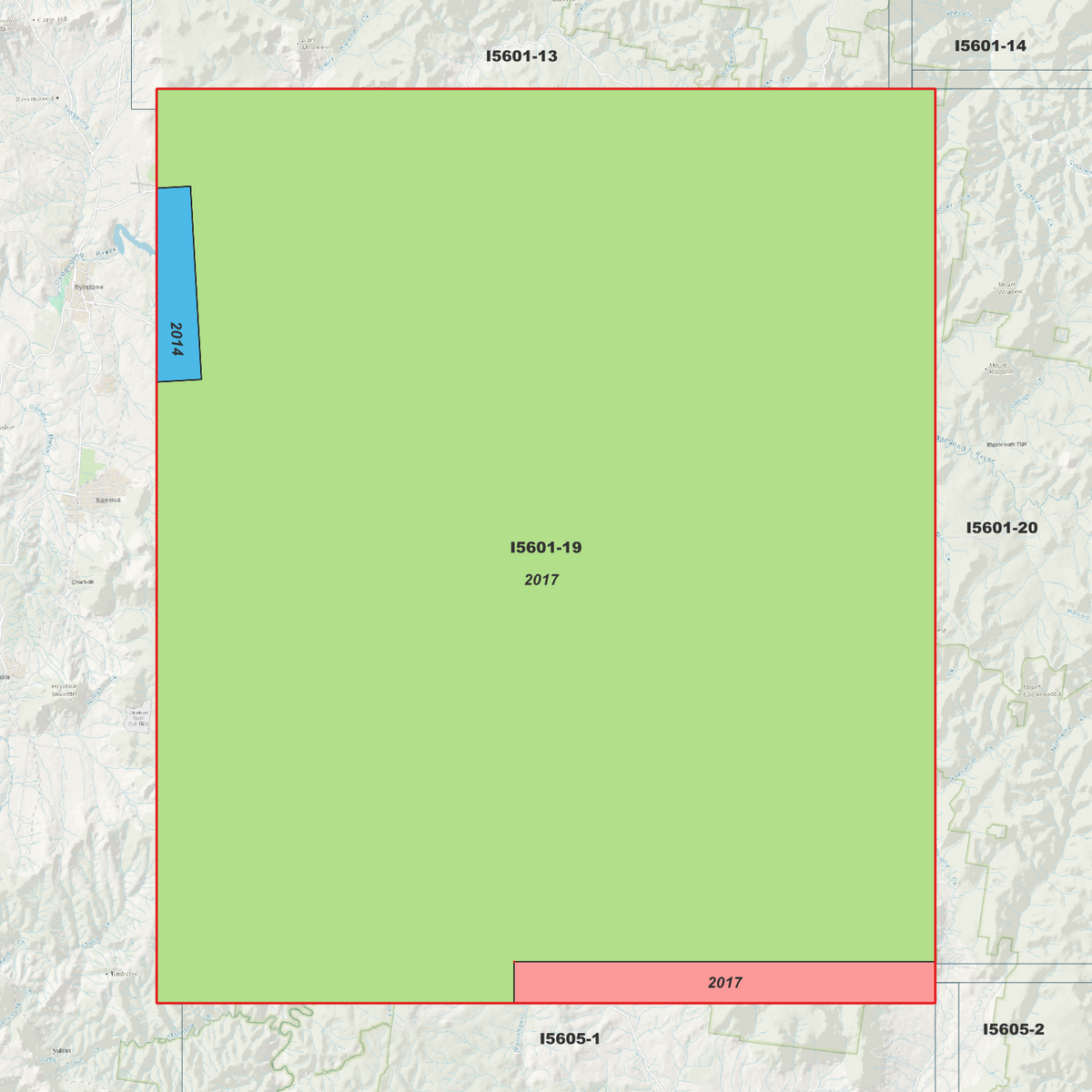 Mount Marsden 1m & 2m Digital Elevation Models (I5601-19)
