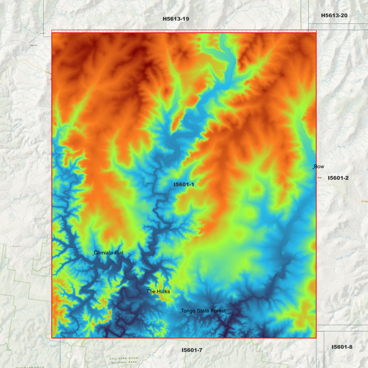 Tongo 2m & 5m Digital Elevation Models (I5601-1)