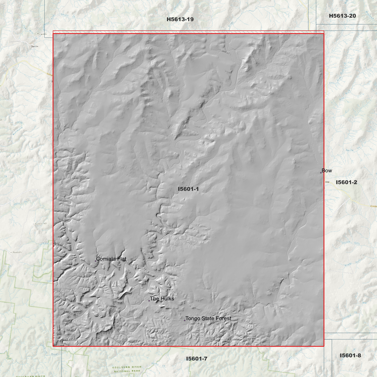 Tongo 2m & 5m Digital Elevation Models (I5601-1)