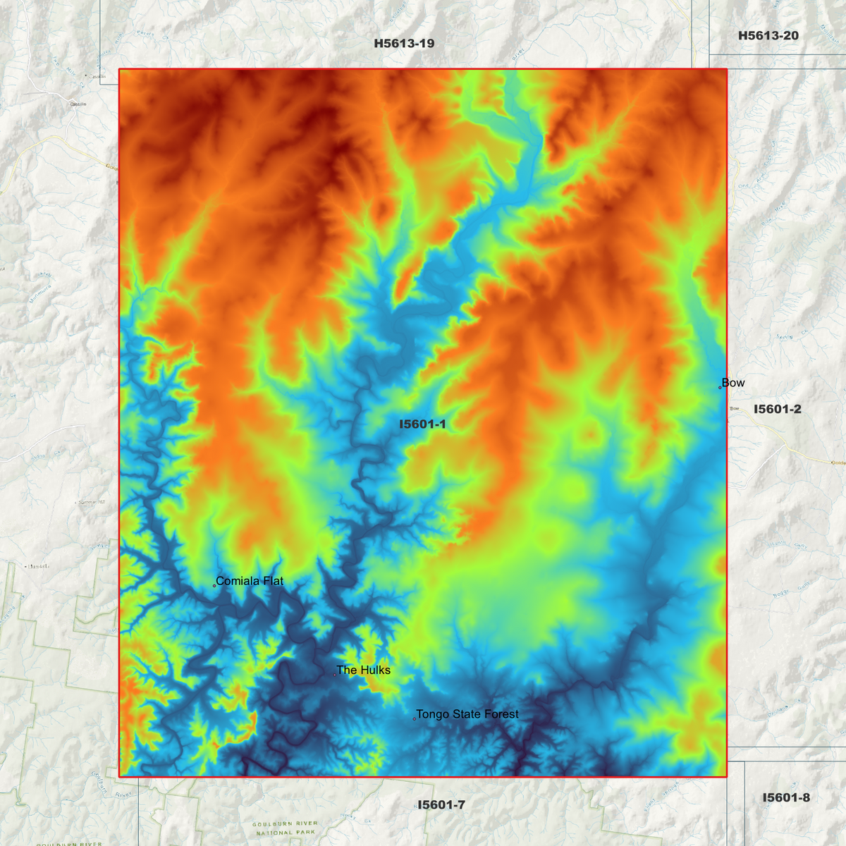 Tongo 2m & 5m Digital Elevation Models (I5601-1)