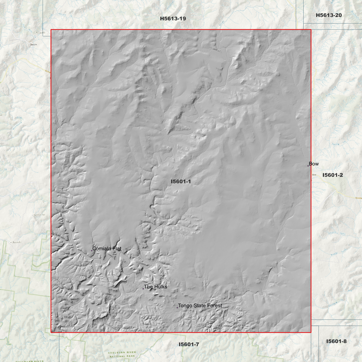 Tongo 2m & 5m Digital Elevation Models (I5601-1)