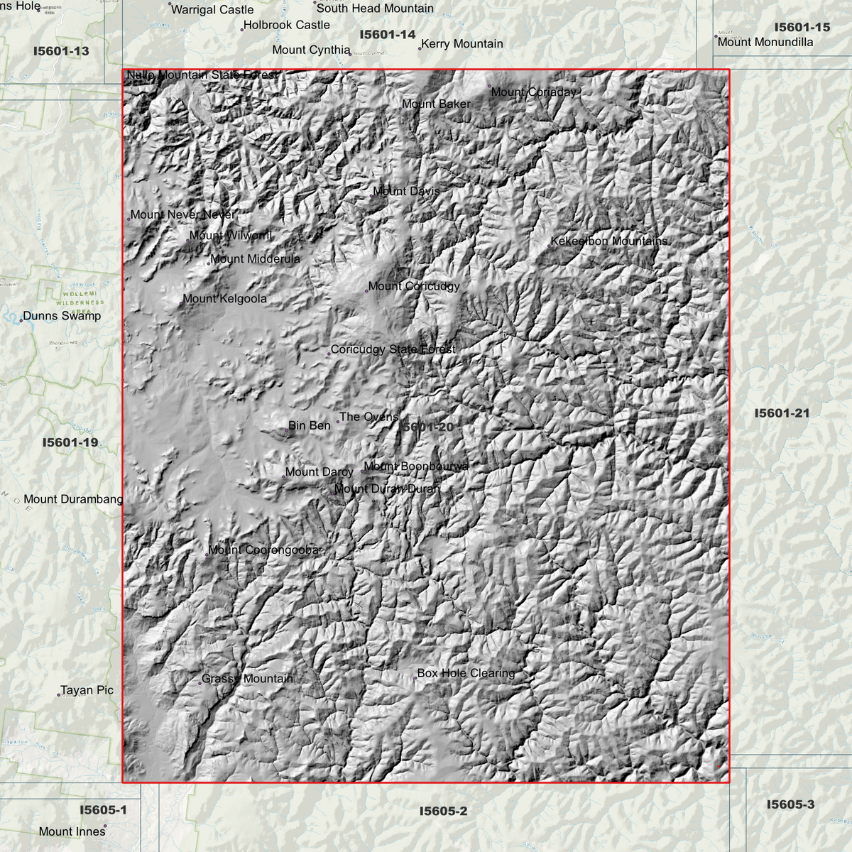 Coricudgy 2m Digital Elevation Models (I5601-20)
