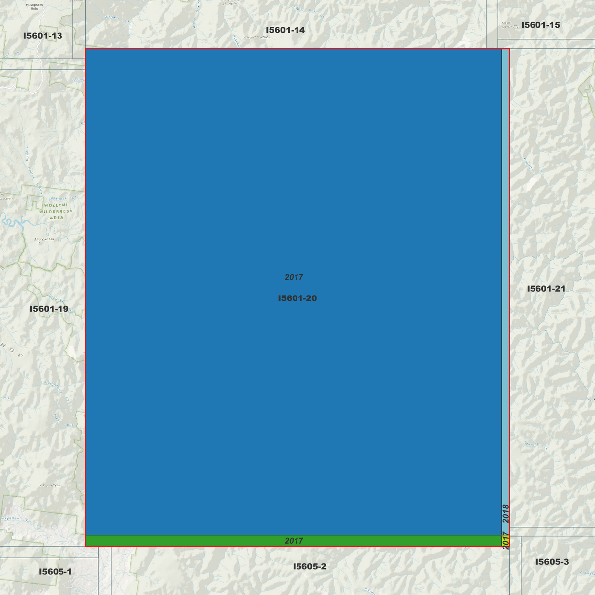 Coricudgy 2m Digital Elevation Models (I5601-20)