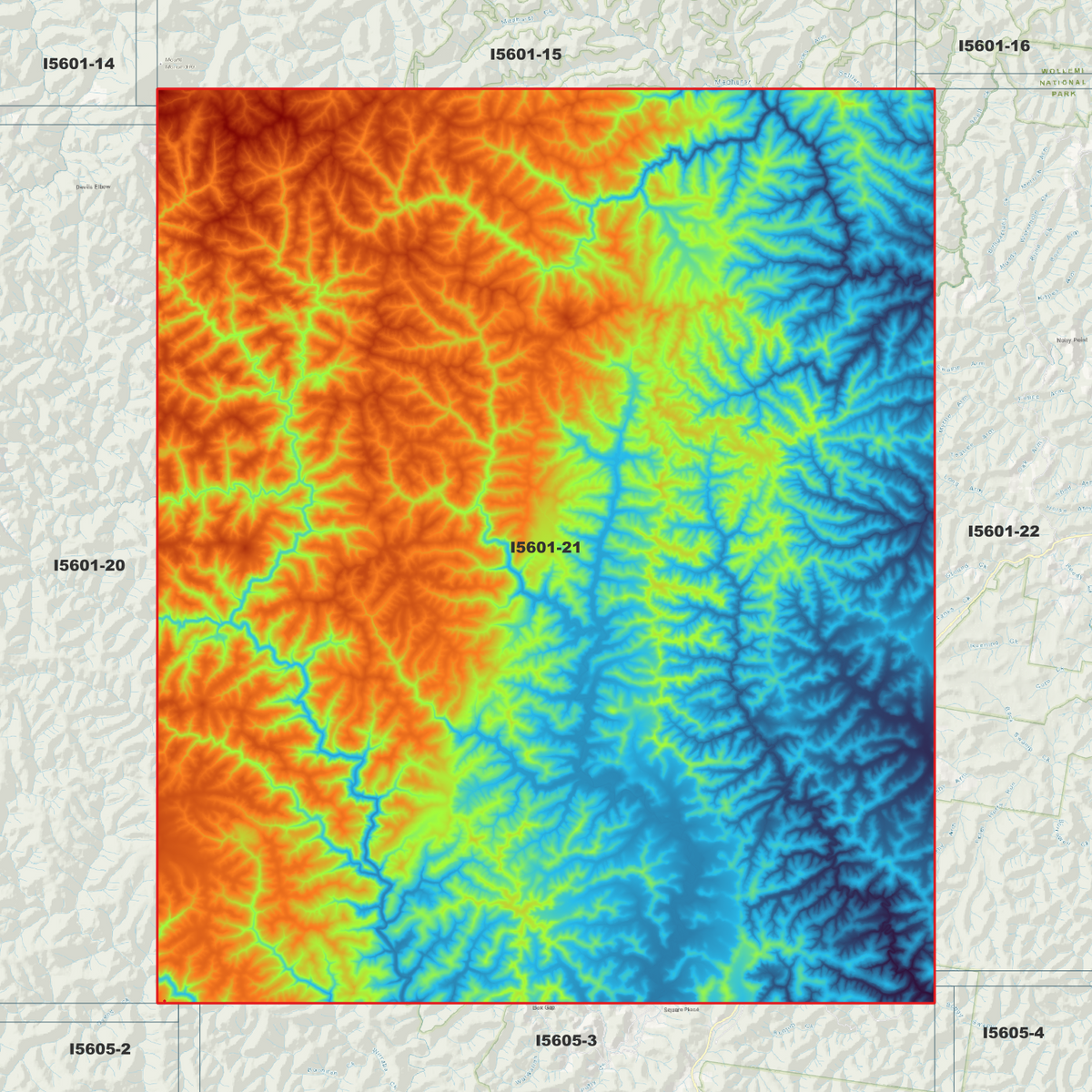Kindarun 2m Digital Elevation Models (I5601-21)