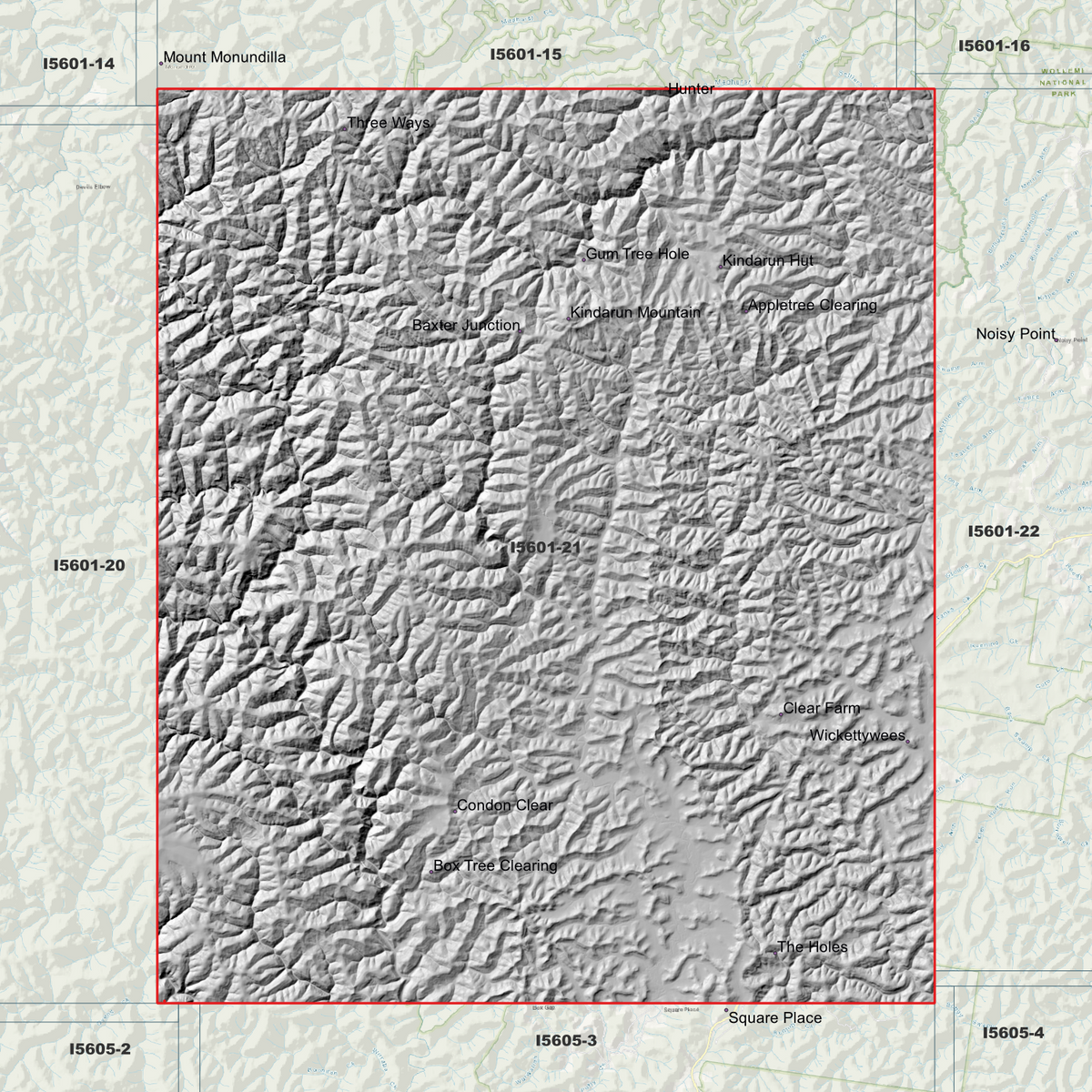 Kindarun 2m Digital Elevation Models (I5601-21)