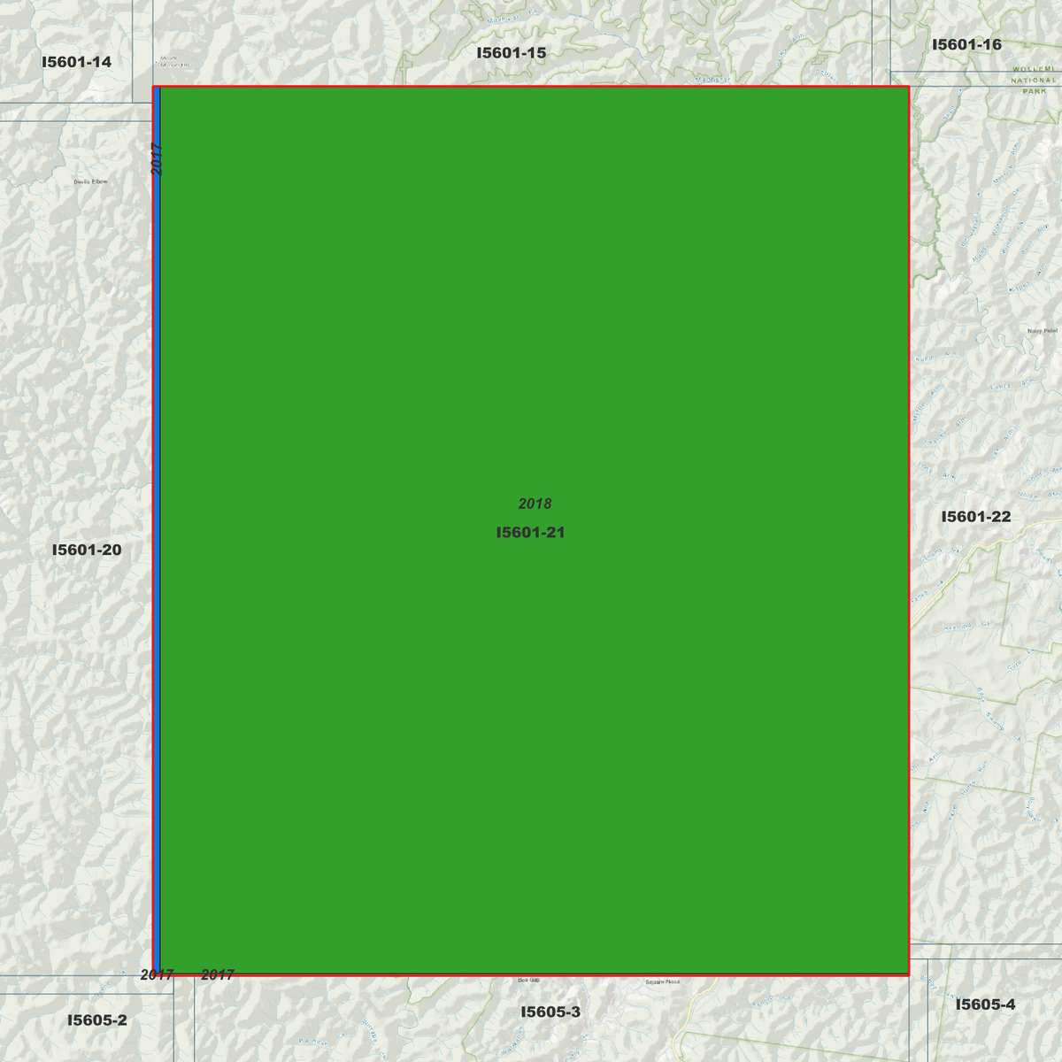 Kindarun 2m Digital Elevation Models (I5601-21)