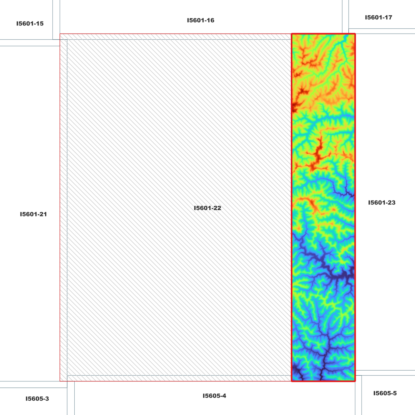 Howes Valley 1m Digital Elevation Model (I5601-22)