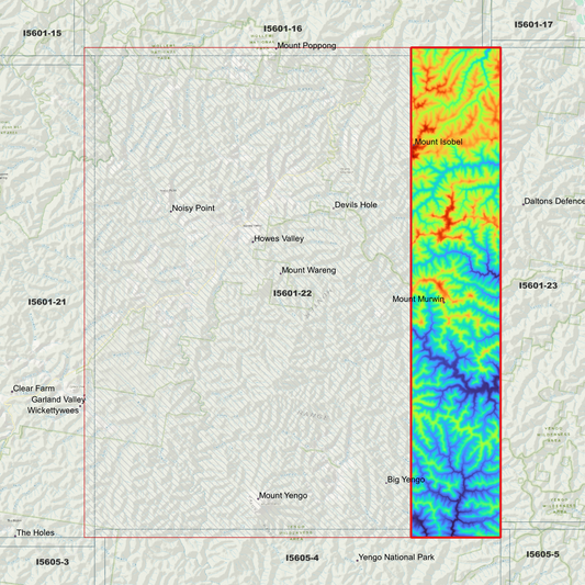 Howes Valley 1m Digital Elevation Model (I5601-22)