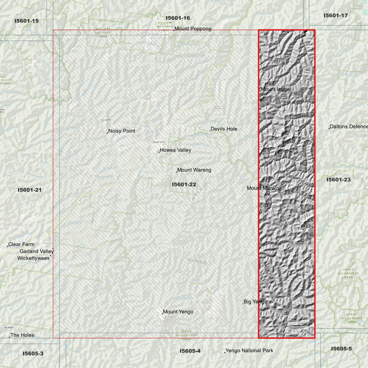 Howes Valley 1m Digital Elevation Model (I5601-22)
