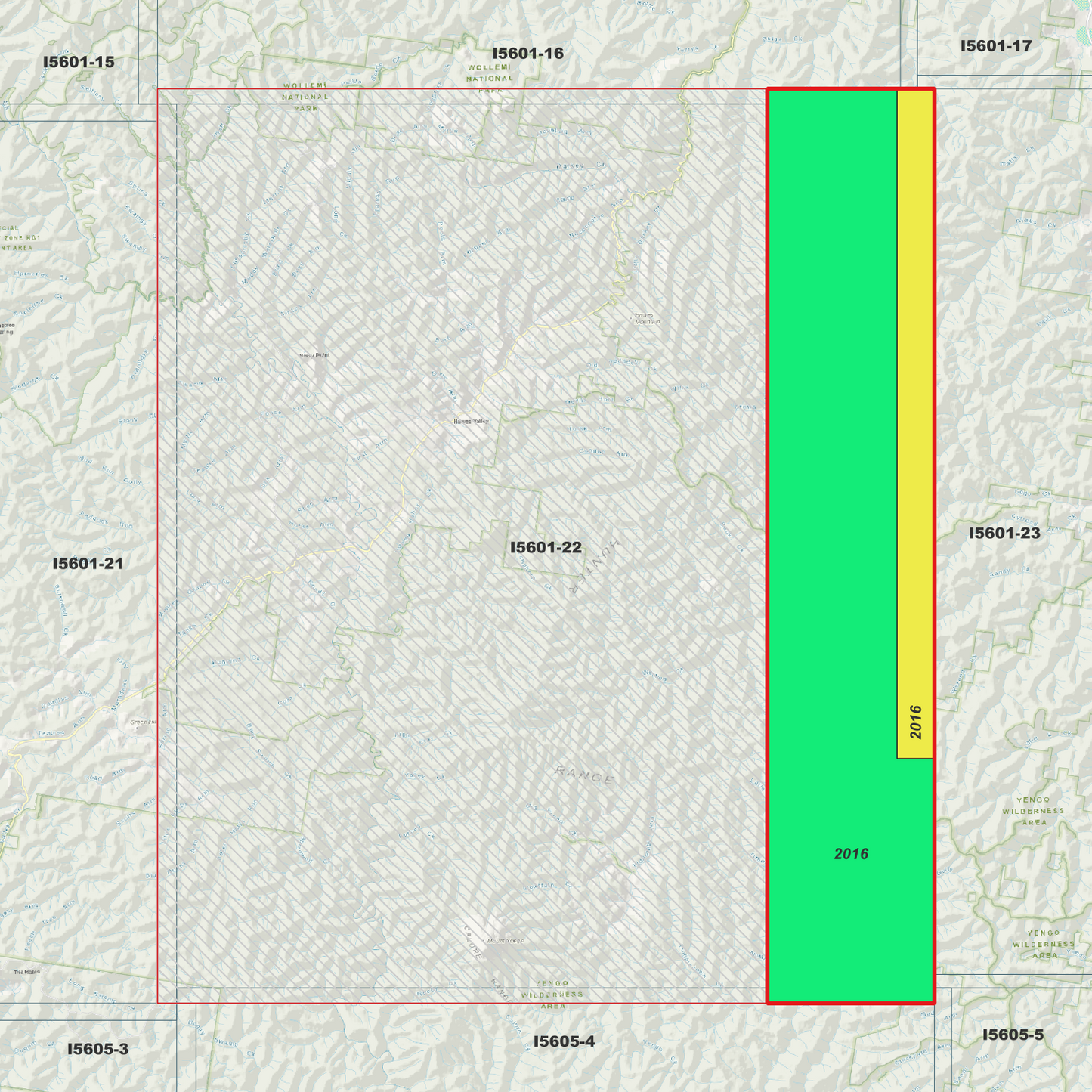 Howes Valley 1m Digital Elevation Model (I5601-22)