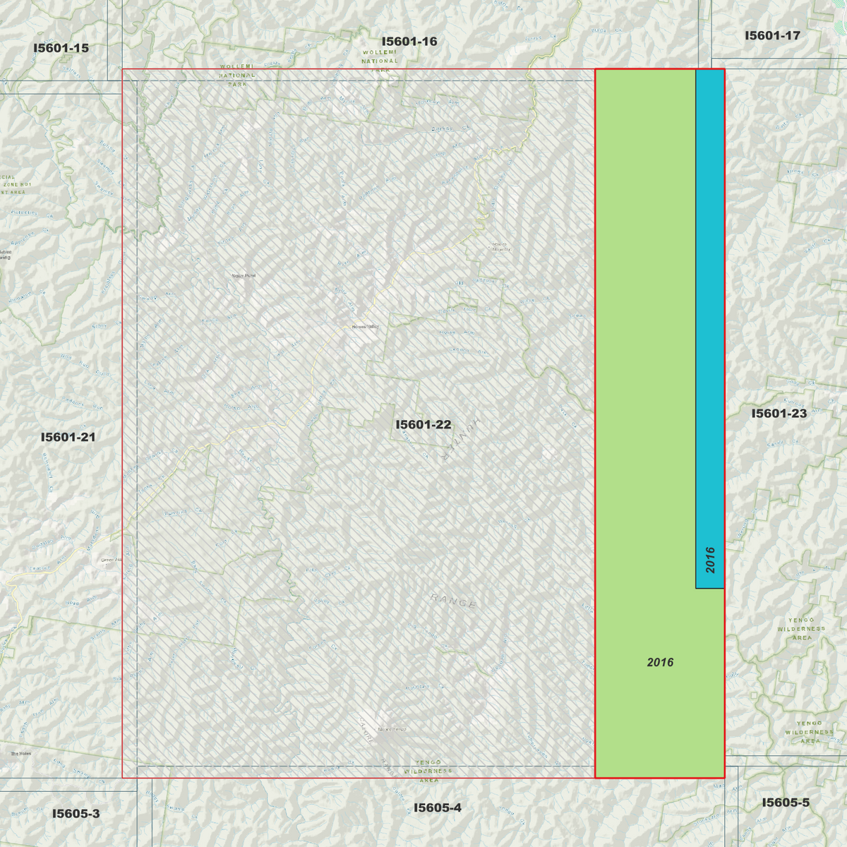 Howes Valley 1m & 2m Digital Elevation Models (I5601-22)