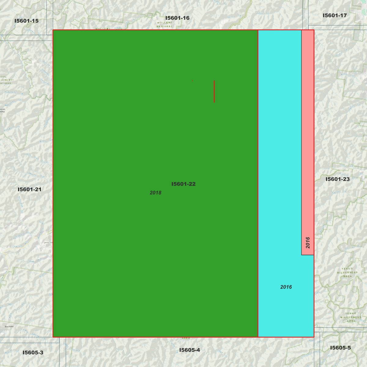 Howes Valley 1m & 2m Digital Elevation Models (I5601-22)