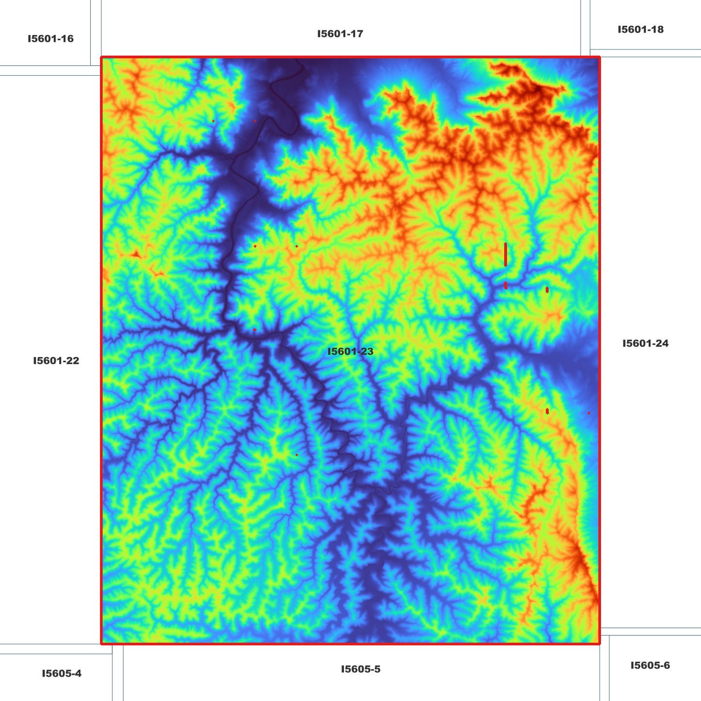 Wollombi 1m Digital Elevation Model (I5601-23)