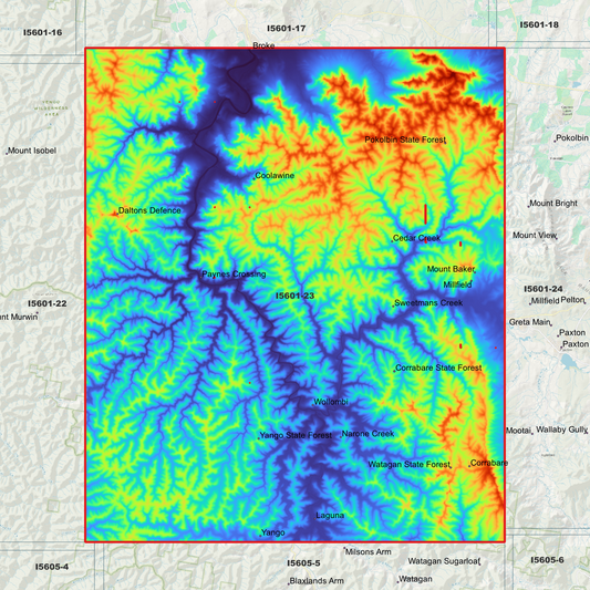 Wollombi 1m Digital Elevation Model (I5601-23)