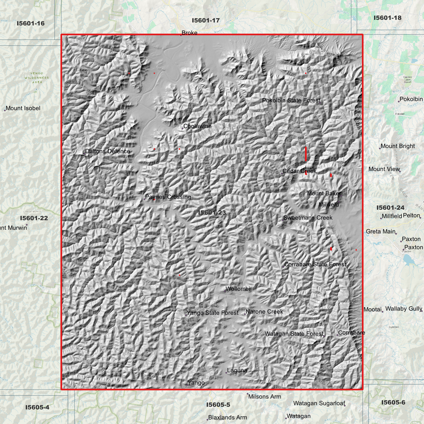Wollombi 1m Digital Elevation Model (I5601-23)