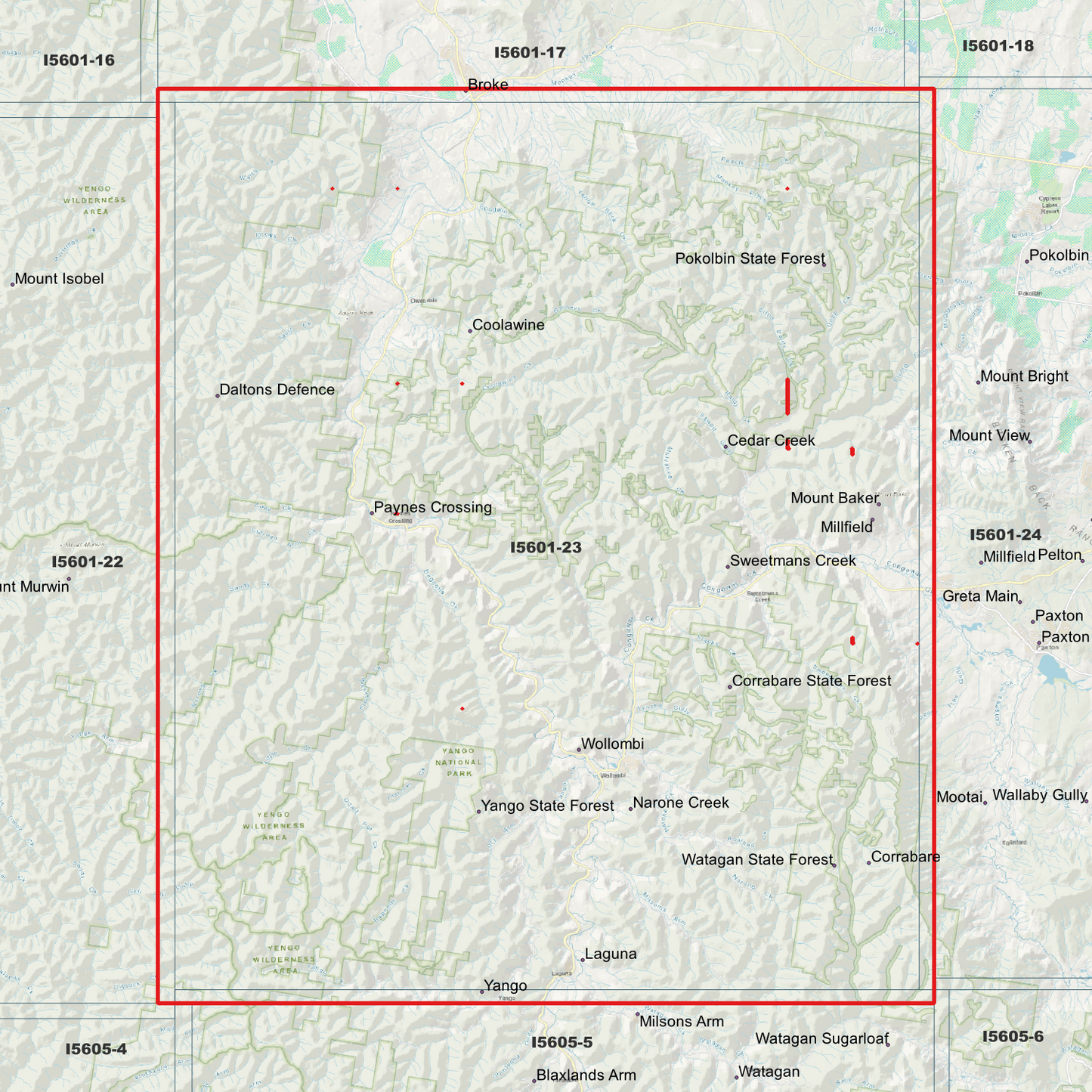 Wollombi 1m Digital Elevation Model (I5601-23)