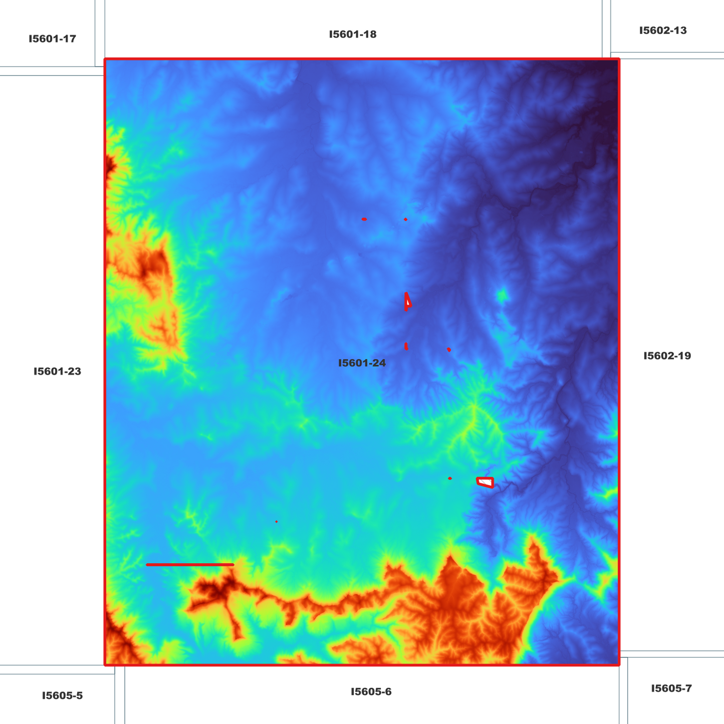 Cessnock 1m Digital Elevation Model (I5601-24)