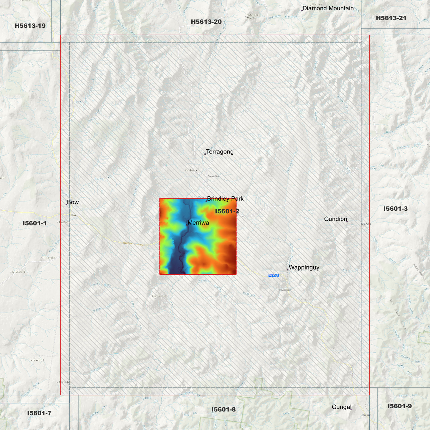 Merriwa 1m Digital Elevation Model (I5601-2)