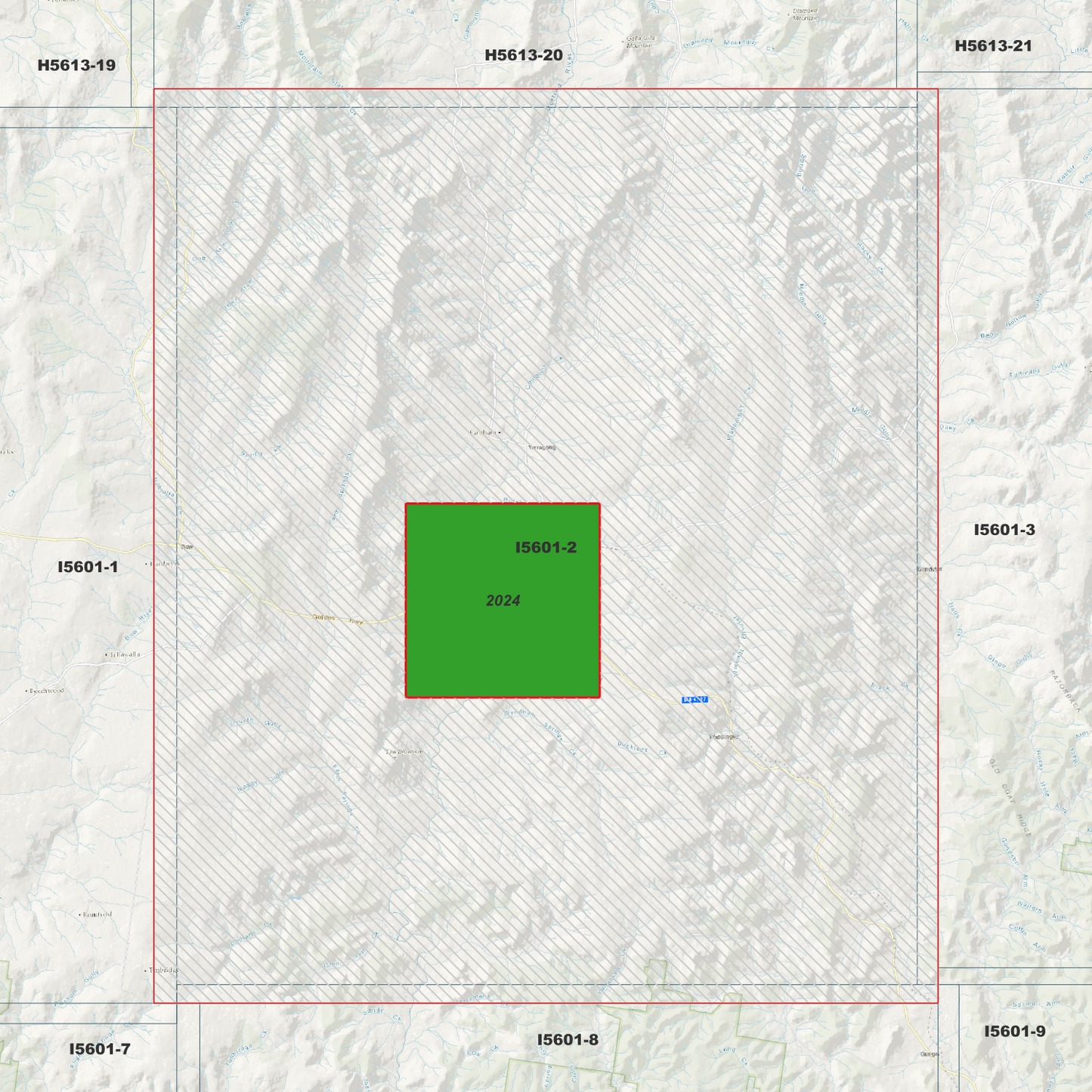 Merriwa 1m Digital Elevation Model (I5601-2)