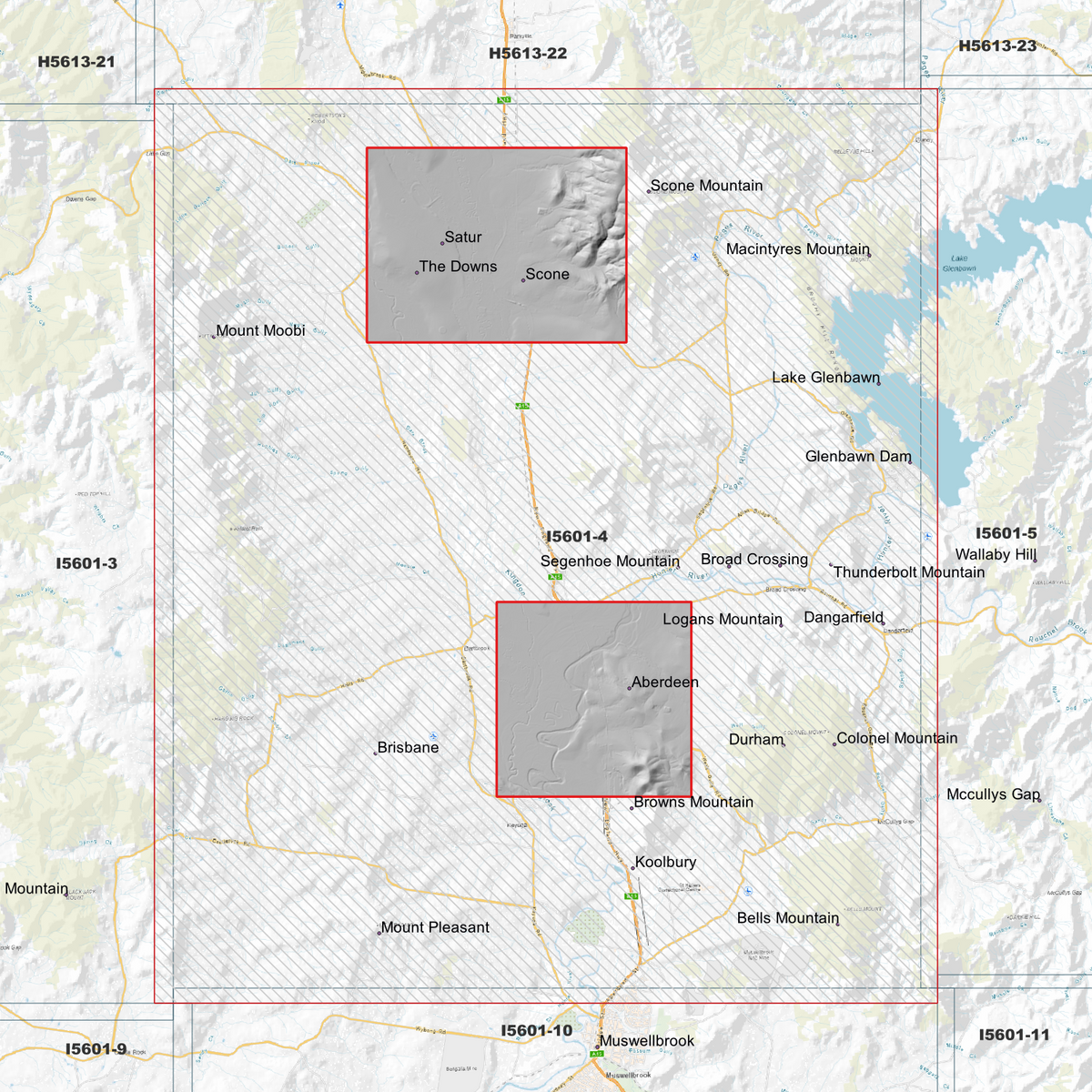 Scone 1m & 2m Digital Elevation Models (I5601-4)