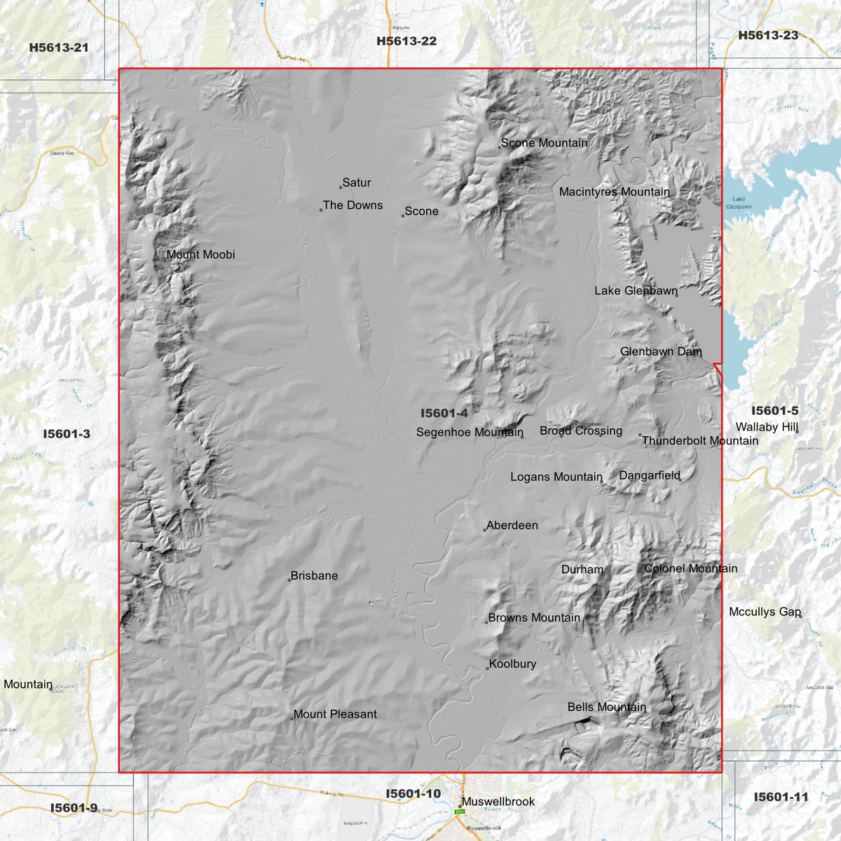 Scone 1m & 2m Digital Elevation Models (I5601-4)