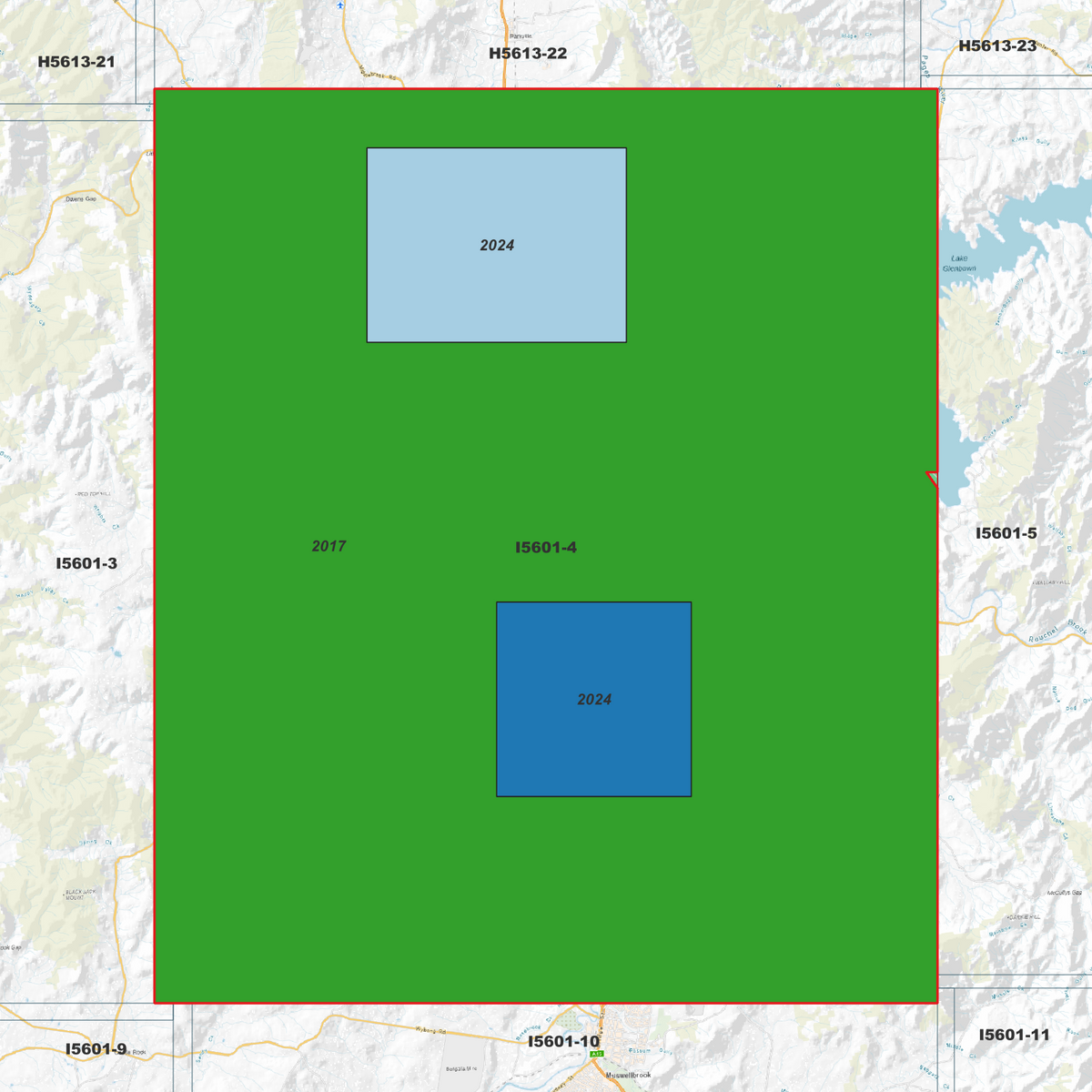 Scone 1m & 2m Digital Elevation Models (I5601-4)