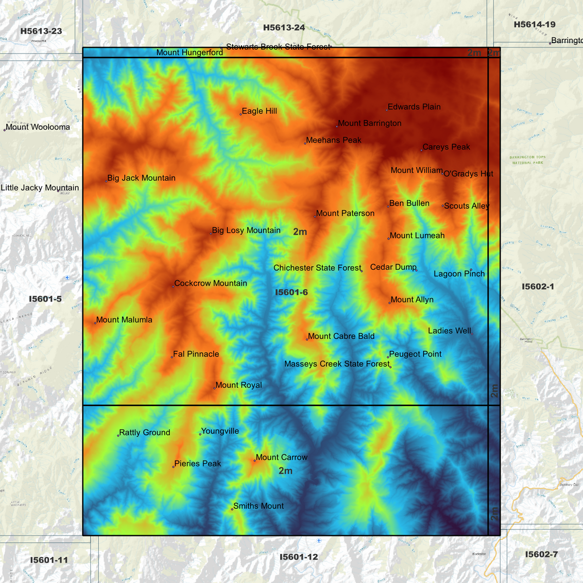 Allyn 2m Digital Elevation Models (I5601-6)