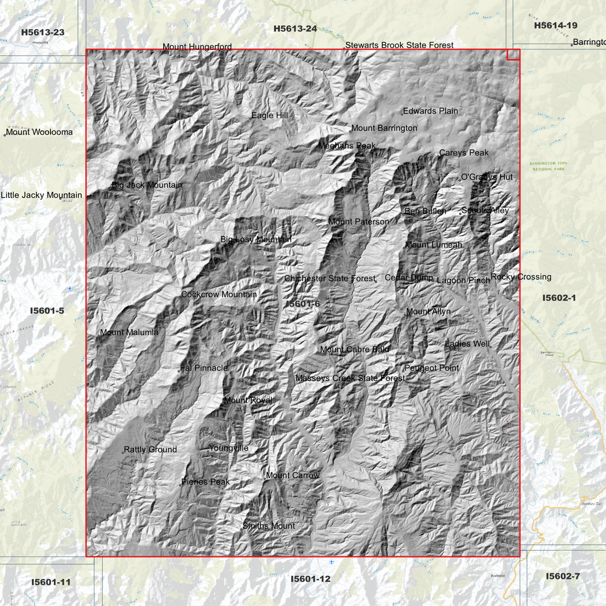 Allyn 2m Digital Elevation Models (I5601-6)