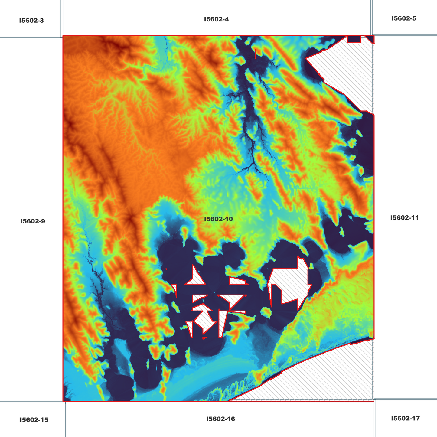 Myall 1m Digital Elevation Model (I5602-10)