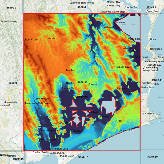 Myall 1m Digital Elevation Model (I5602-10)