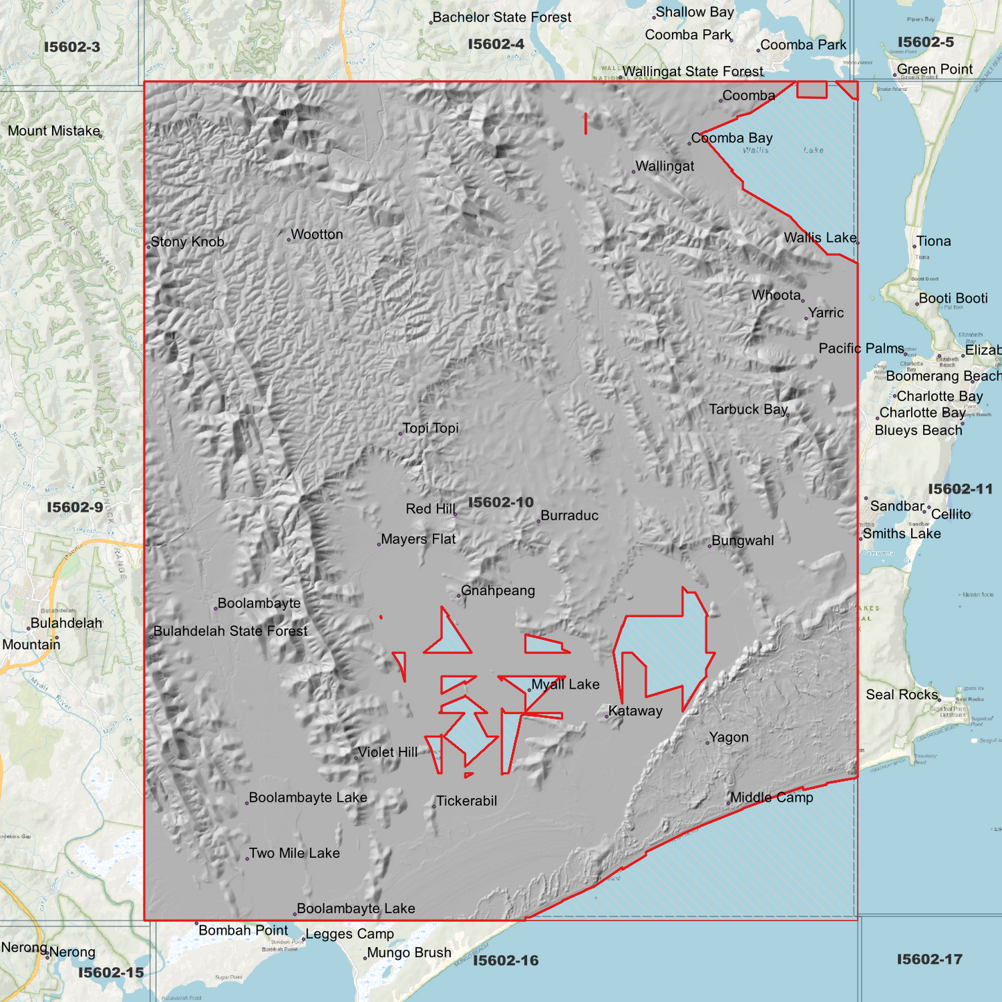 Myall 1m Digital Elevation Model (I5602-10)