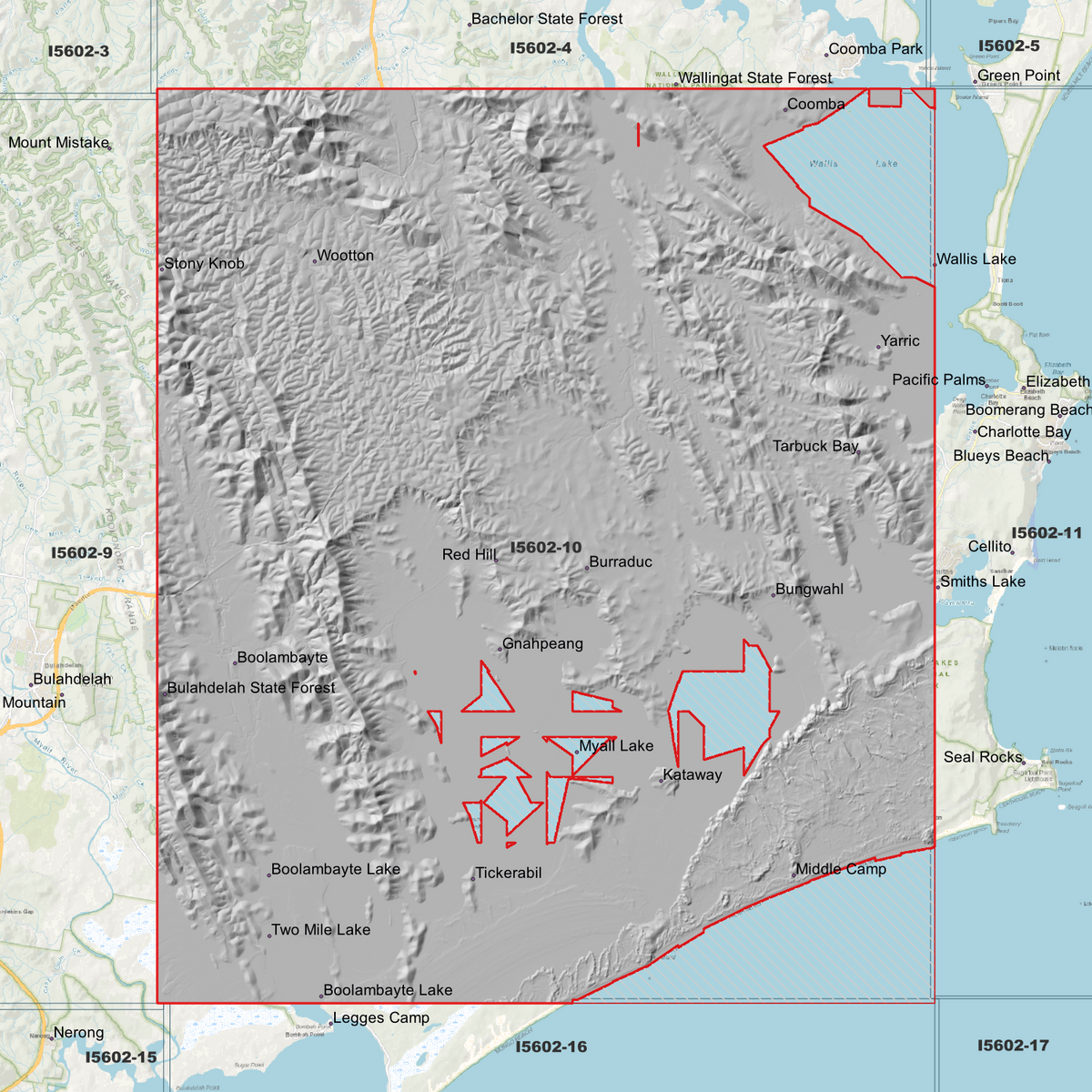 Myall 1m Digital Elevation Models (I5602-10)