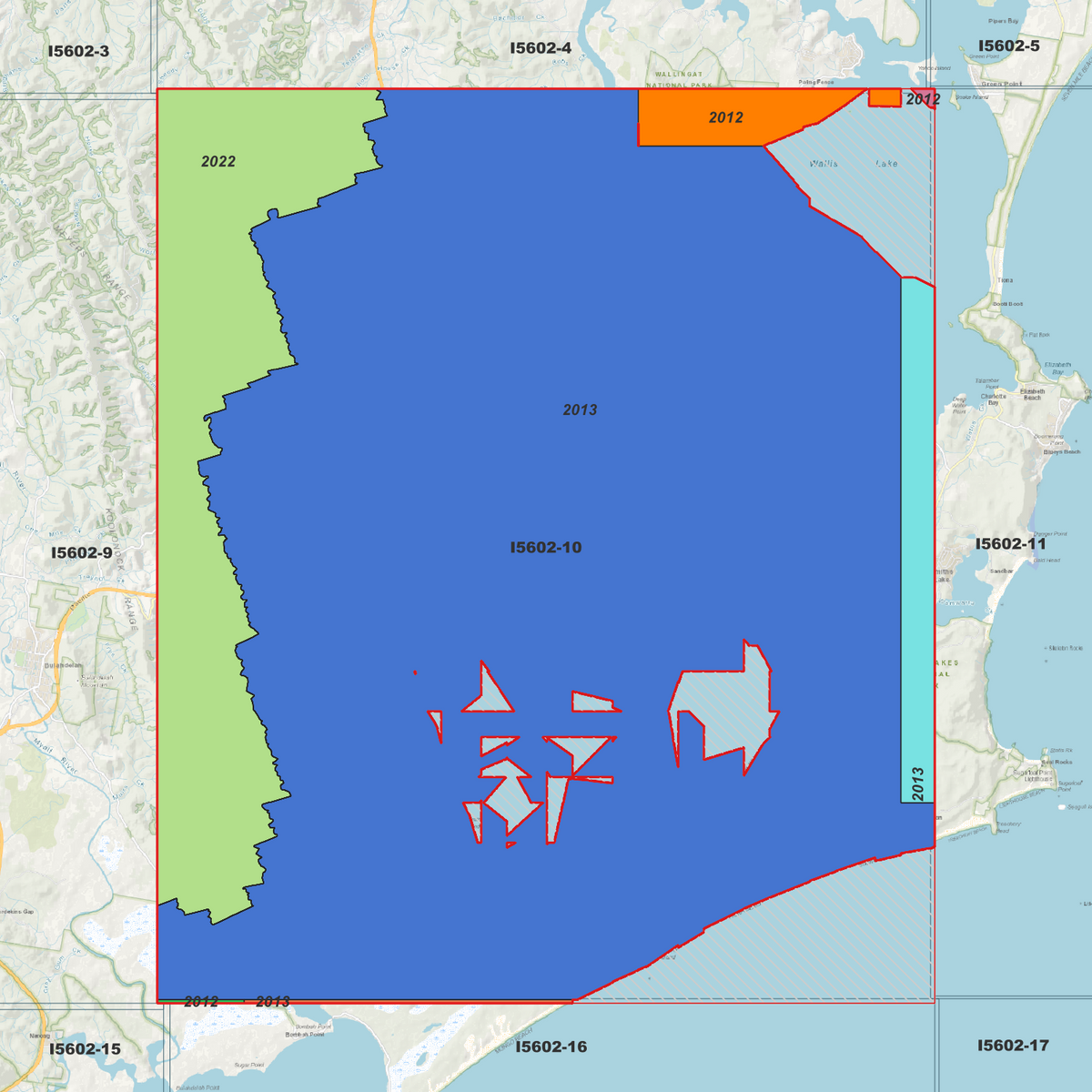 Myall 1m Digital Elevation Models (I5602-10)