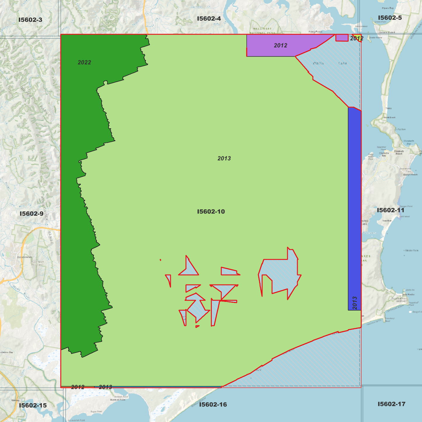 Myall 1m Digital Elevation Model (I5602-10)