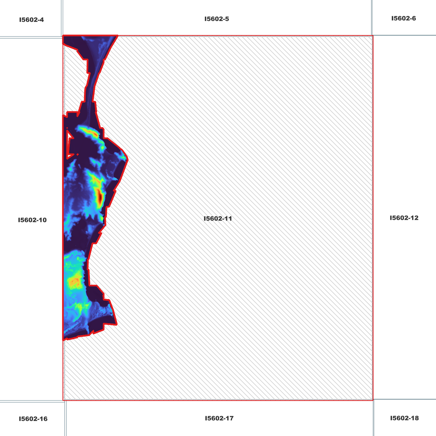 Seal 1m Digital Elevation Model (I5602-11)