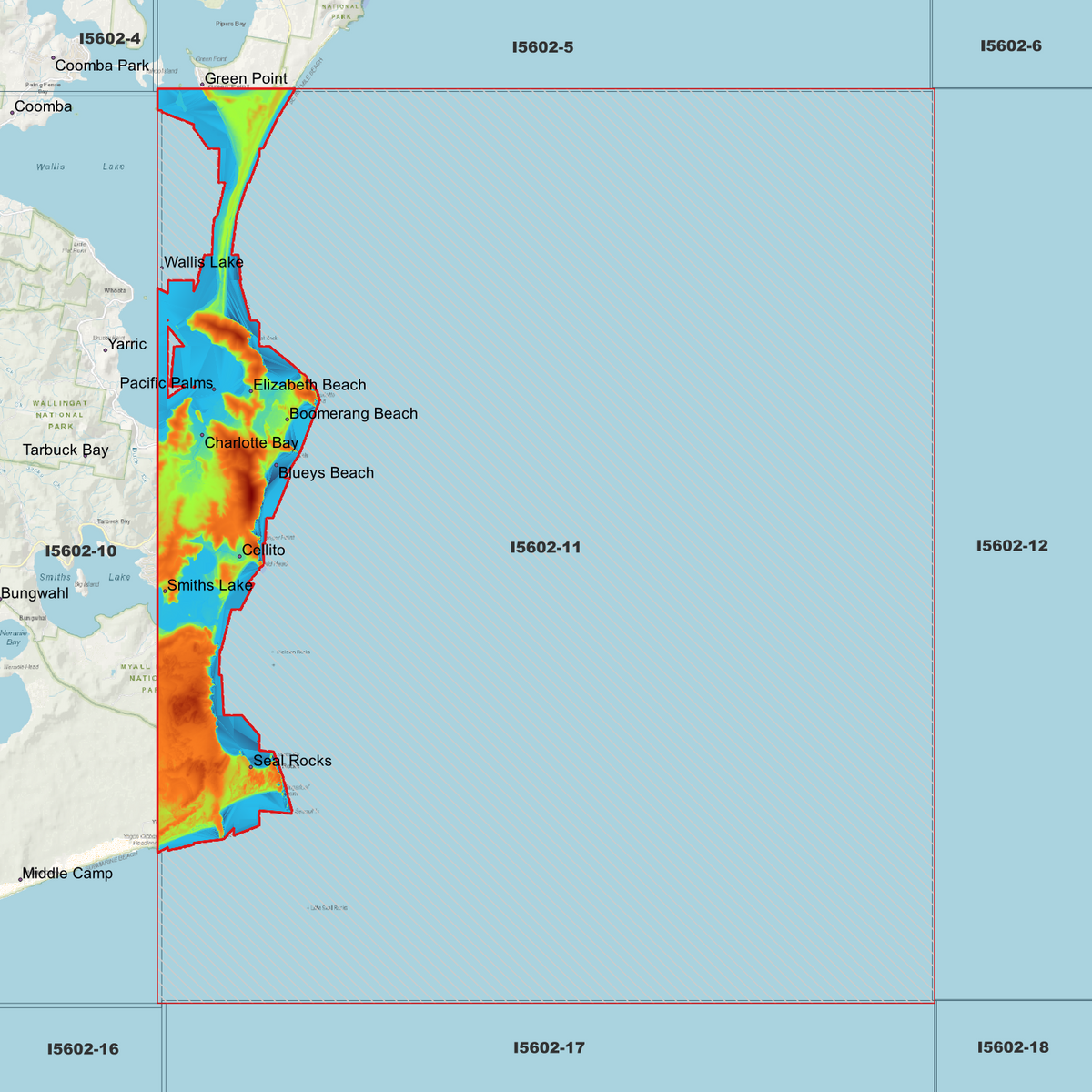 Seal 1m Digital Elevation Models (I5602-11)