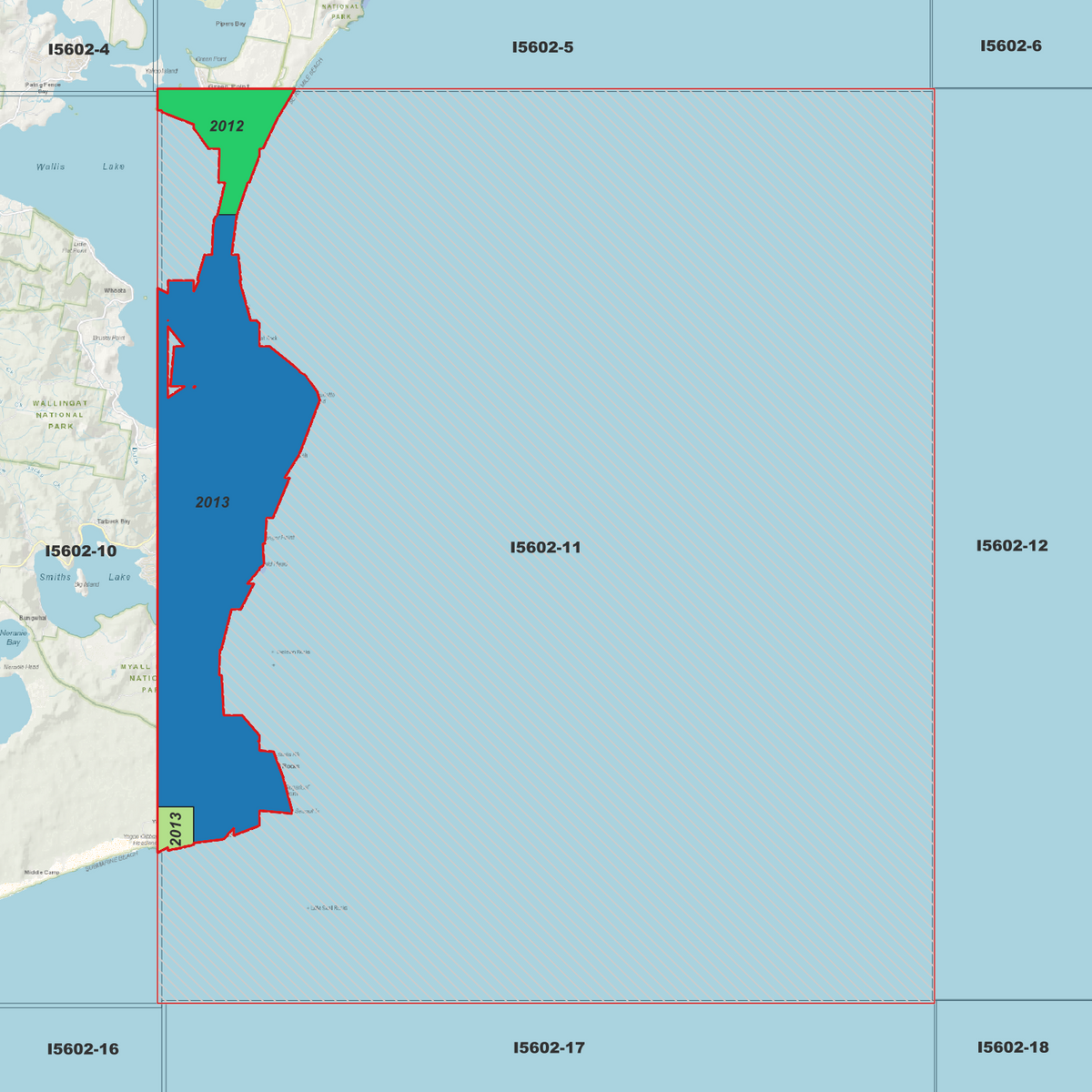 Seal 1m Digital Elevation Models (I5602-11)