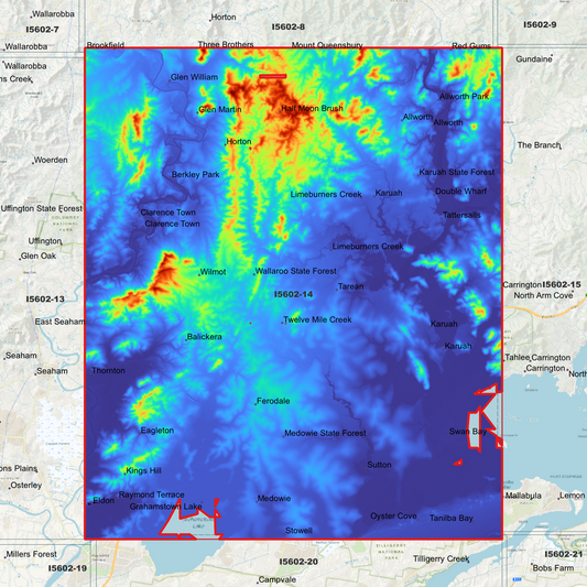 Medowie 1m Digital Elevation Model (I5602-14)