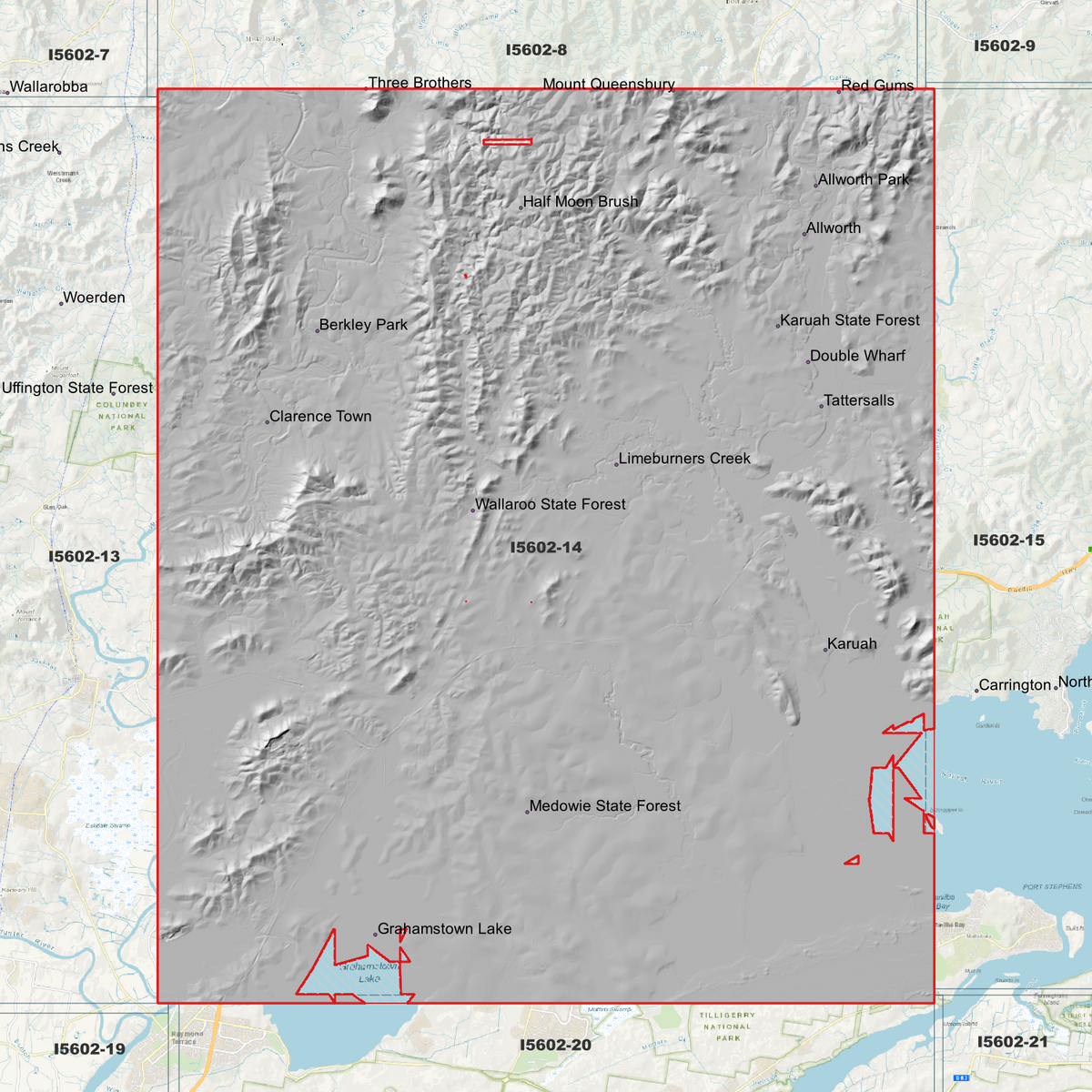 Medowie 1m Digital Elevation Models (I5602-14)