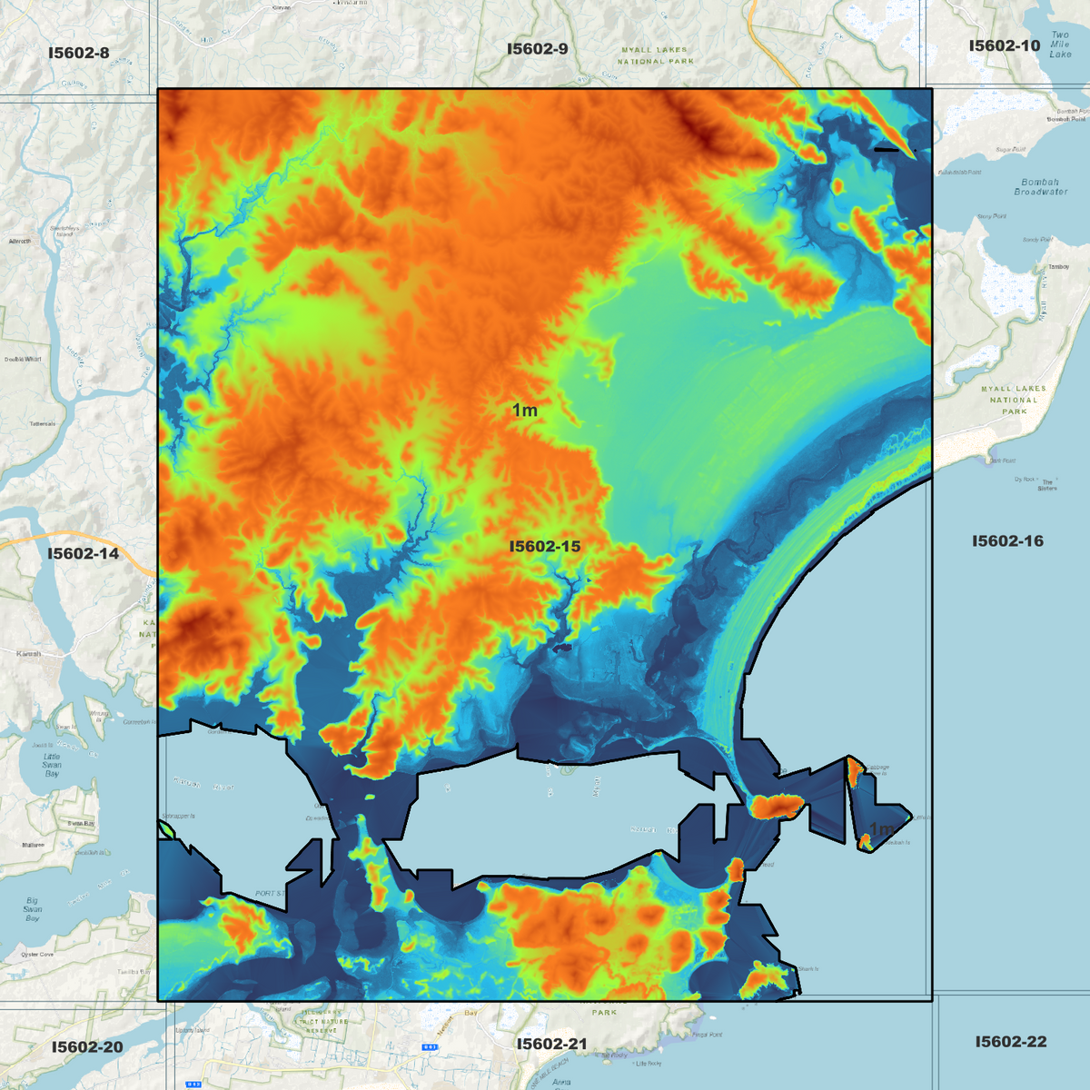Stephens 1m Digital Elevation Models (I5602-15)