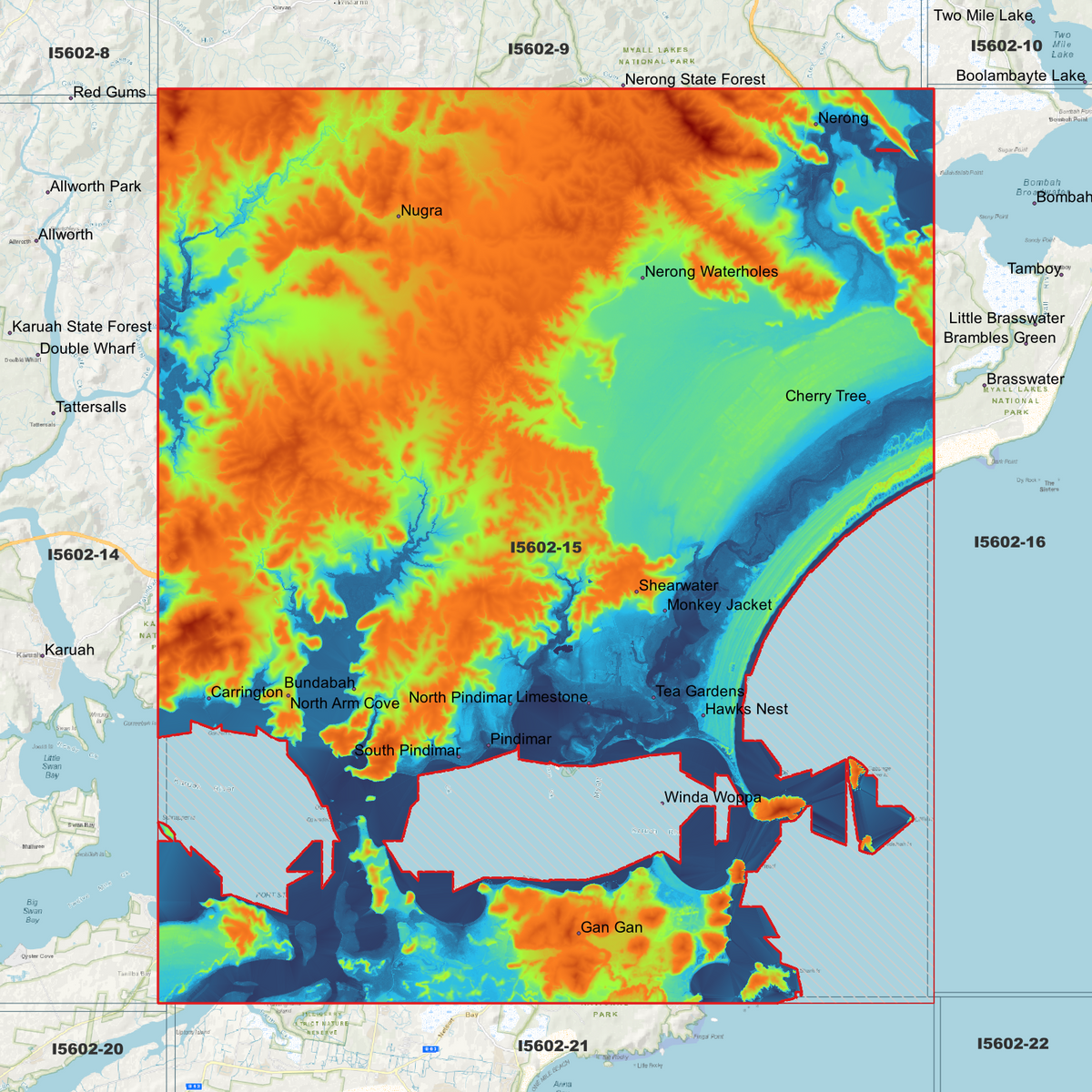 Stephens 1m Digital Elevation Models (I5602-15)