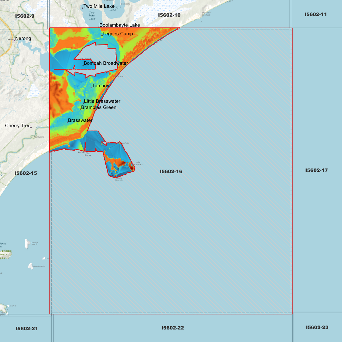 Bombah 1m Digital Elevation Models (I5602-16)