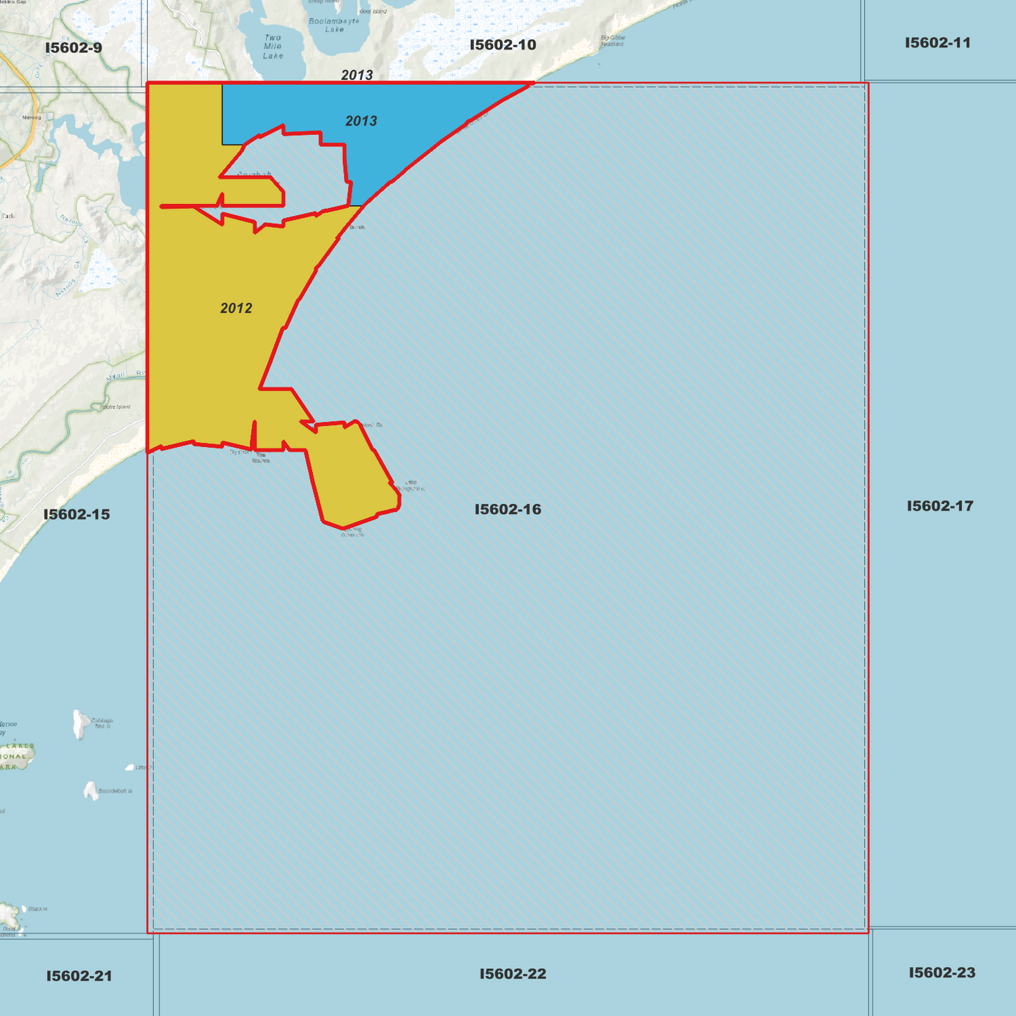 Bombah 1m Digital Elevation Model (I5602-16)