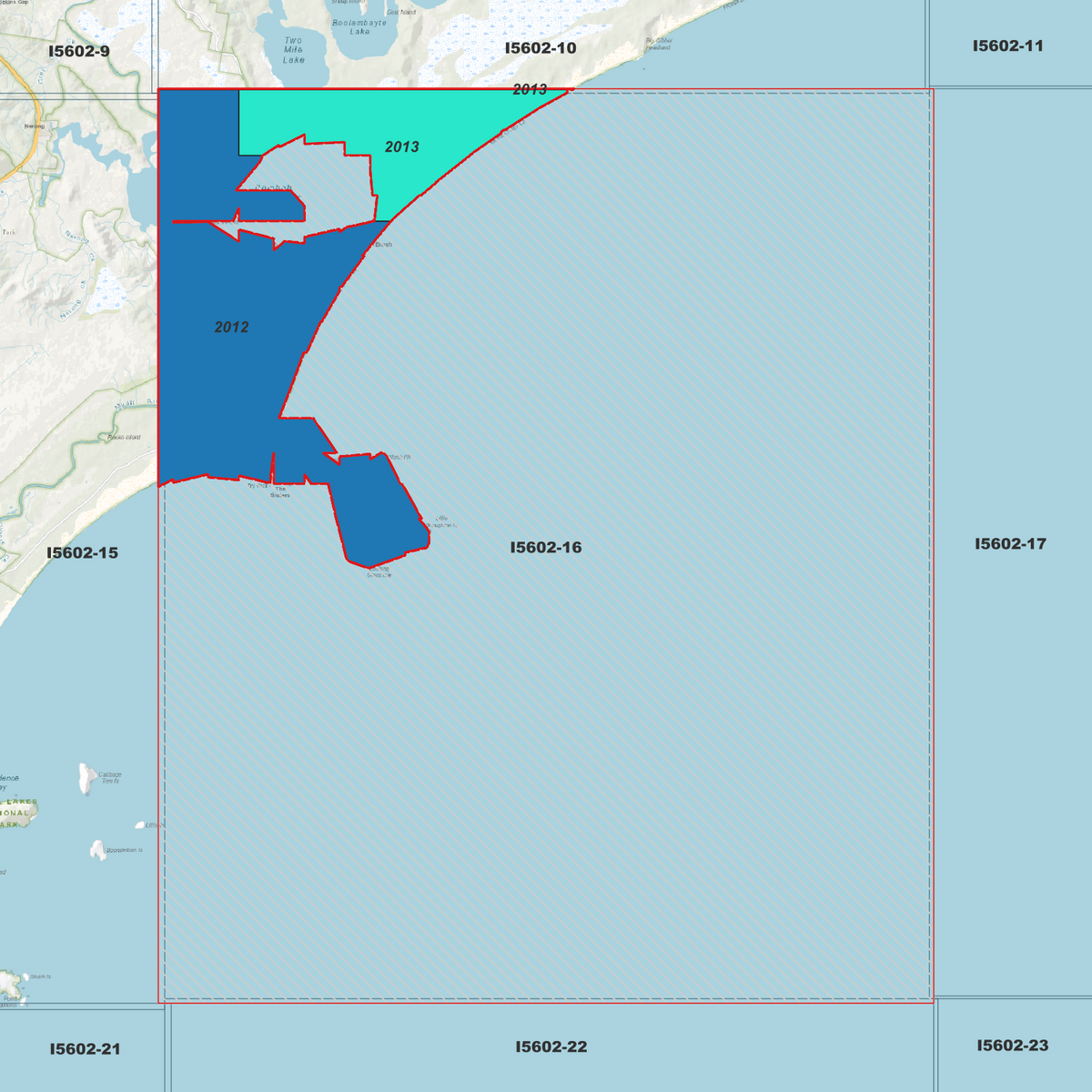 Bombah 1m Digital Elevation Models (I5602-16)