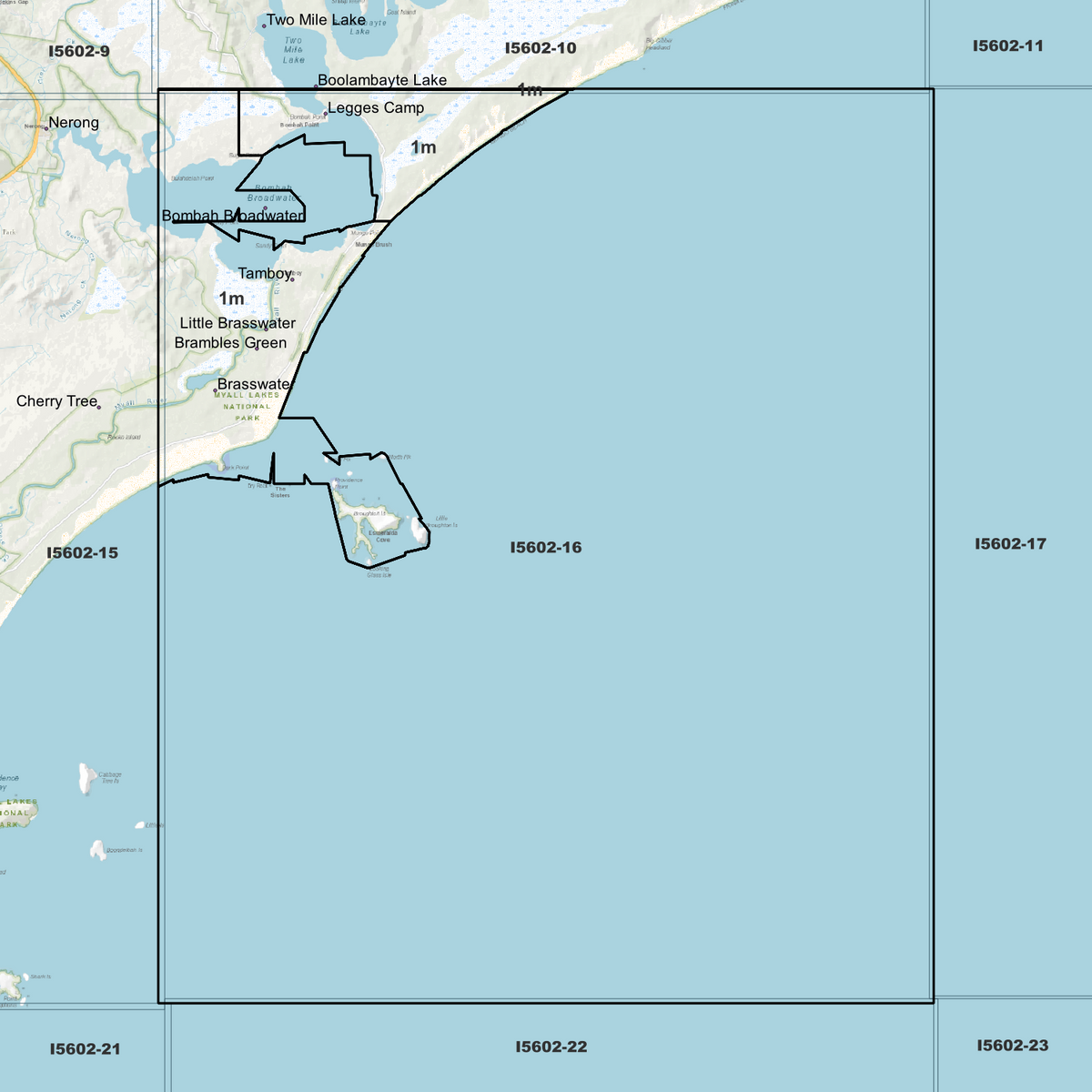 Bombah 1m Digital Elevation Models (I5602-16)